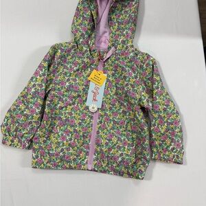 Cat & Jack Floral Jacket with Purple Lining